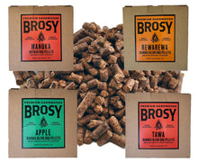Load image into Gallery viewer, Collection Pack (BBQ Pellets) 4pk - Apple, Rewarewa, Tawa Blend & Manuka